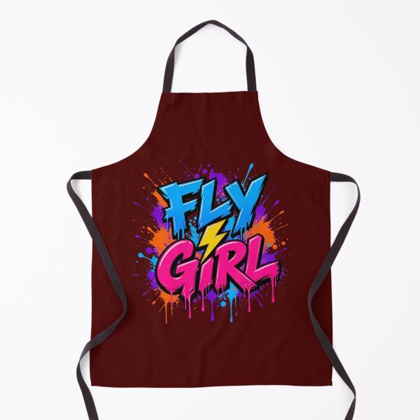 Item preview, Fly Girl Retro 90s Urban Graffiti Spray Paint Streetwear designed and sold by littleamelin.