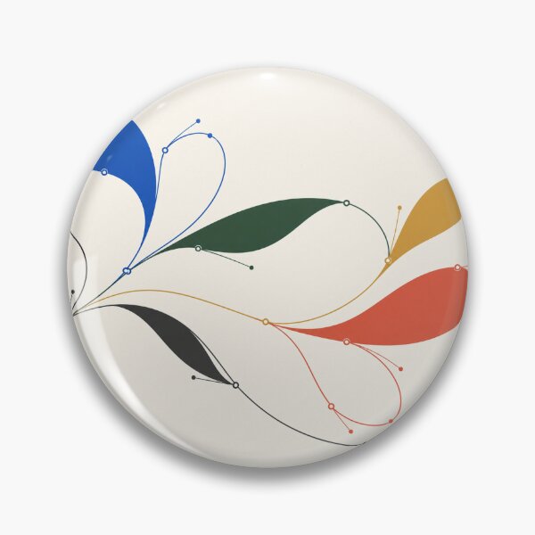Item preview, Bezier Bloom – Vector Designer Mouse Pad designed and sold by astersgraphics.