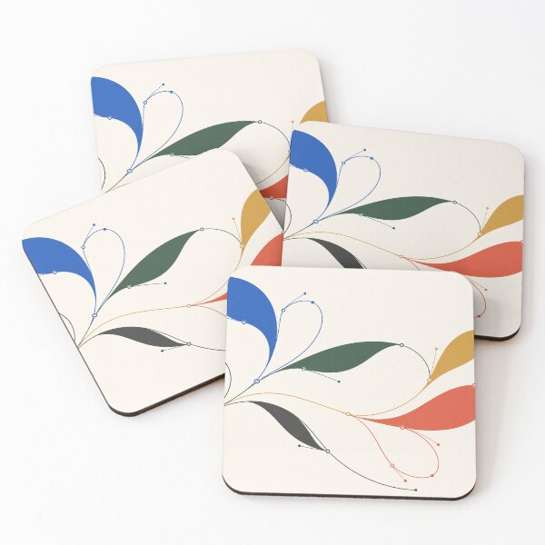 Item preview, Bezier Bloom – Vector Designer Mouse Pad designed and sold by astersgraphics.