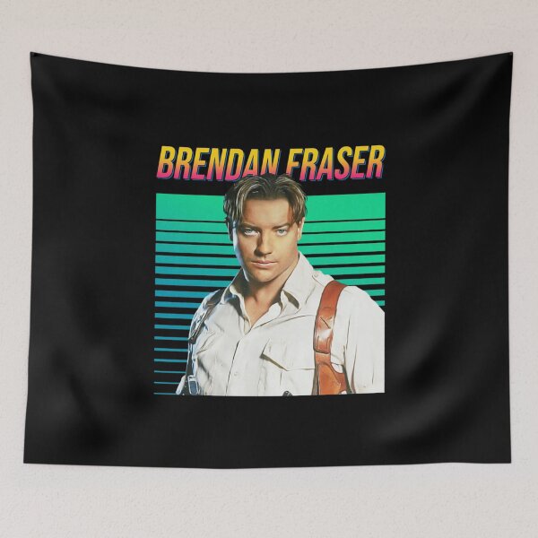 Item preview, Brendan Fraser Retro Portrait Gift Fan  designed and sold by kenlopabgade.
