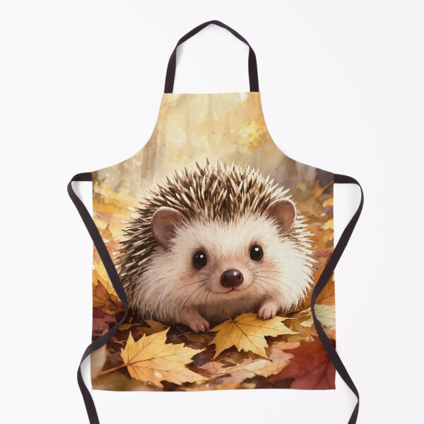 Artikelvorschau, Niedlicher Igel im Herbstwald – Gemütliche Herbst-Aquarellmalerei entworfen und verkauft von Darlin8888.