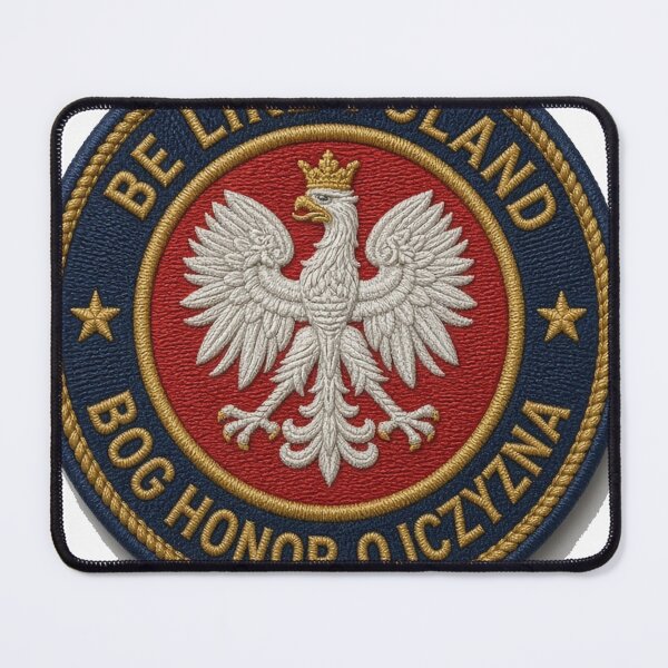 Item preview, Be Like Poland Eagle Patch Badge designed and sold by Acta Diurna Supply.