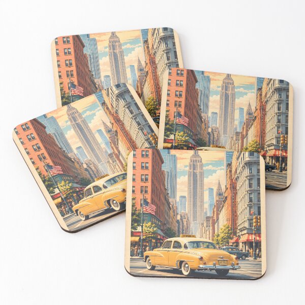 Item preview, New York City Dreams: Vintage Travel Poster Vol.2 designed and sold by Ceemko's Vintage Corner.