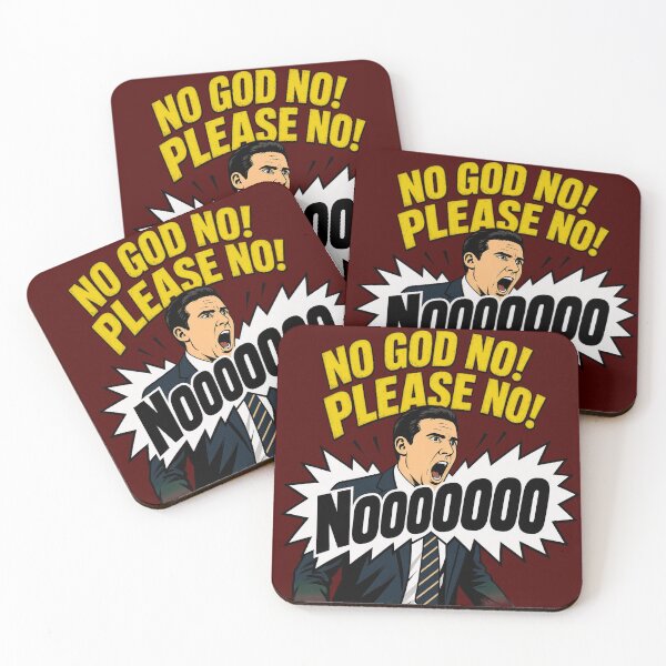 Item preview, No God Please No Funny Sarcastic Workplace Sitcom Meme designed and sold by littleamelin.