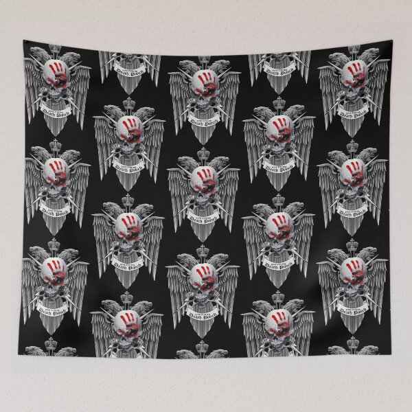 Item preview, Five Finger Death Punch Heavy Metal Skull Crest designed and sold by Bohepa.