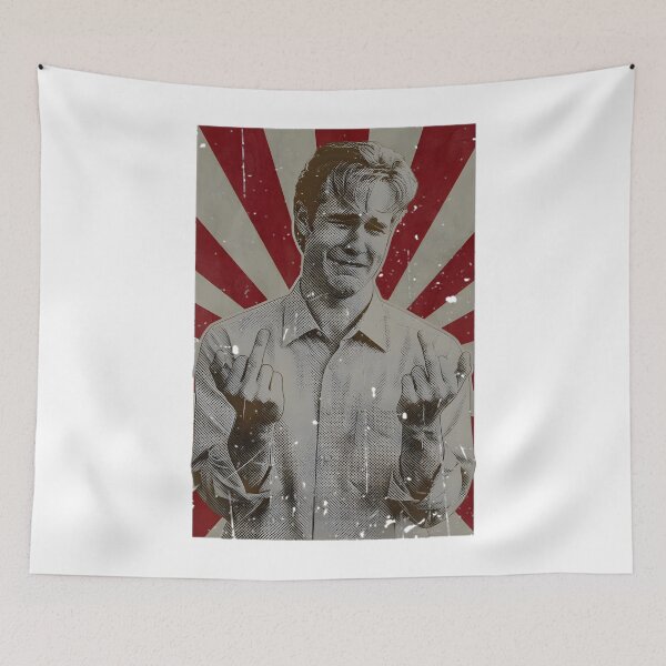 Item preview, Crying Man Reaction Meme Red Sunburst Distressed Art designed and sold by EruvynStudiose.