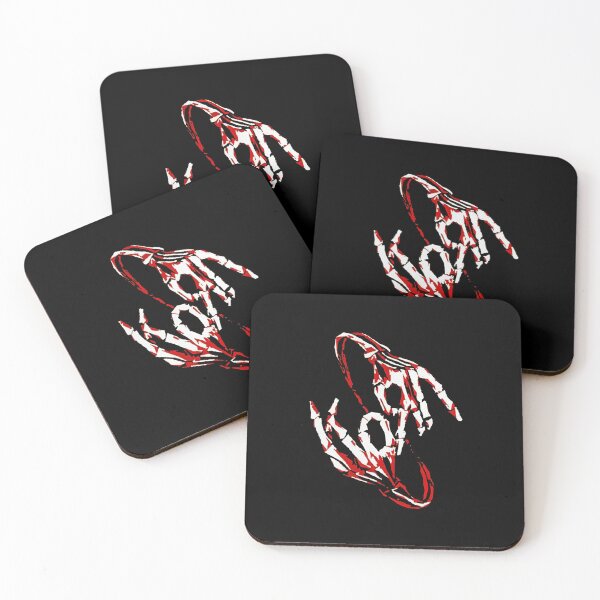 Item preview, Korn Skeleton Hand Nu Metal Logo designed and sold by Bohepa.