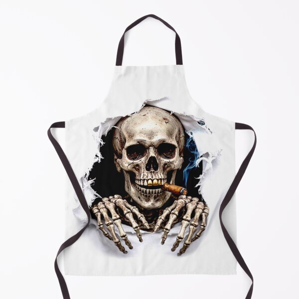 Item preview, The skull is looking out of your shirt and smoking a cigar. designed and sold by Segasprojects.