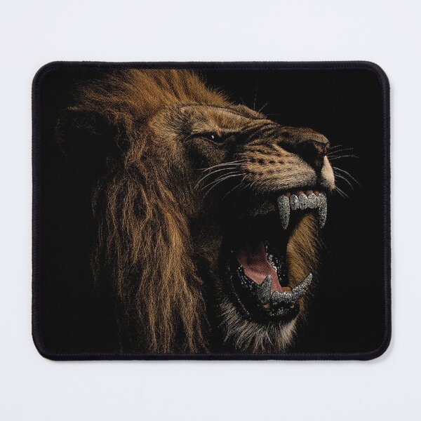 Item preview, Wild Lion with Diamond Fangs designed and sold by NF Designs Studio DTF.