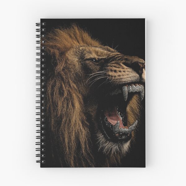 Item preview, Wild Lion with Diamond Fangs designed and sold by NF Designs Studio DTF.