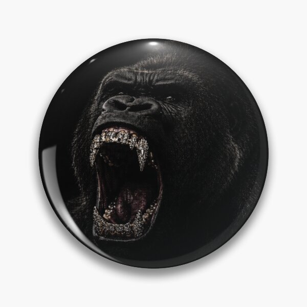 Item preview, Wild Gorilla with Grillz designed and sold by NF Designs Studio DTF.