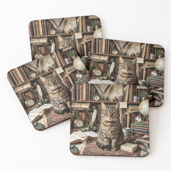 Item preview, Professor cat designed and sold by snoWorkshop.