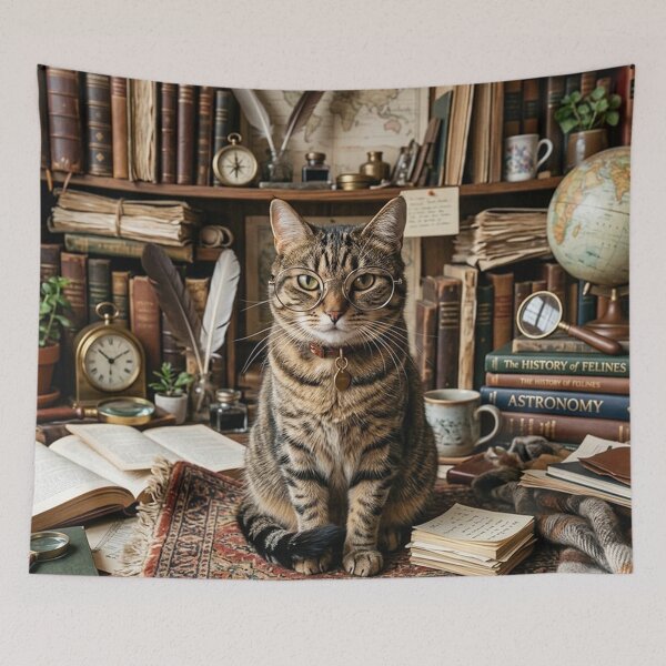 Item preview, Professor cat designed and sold by snoWorkshop.