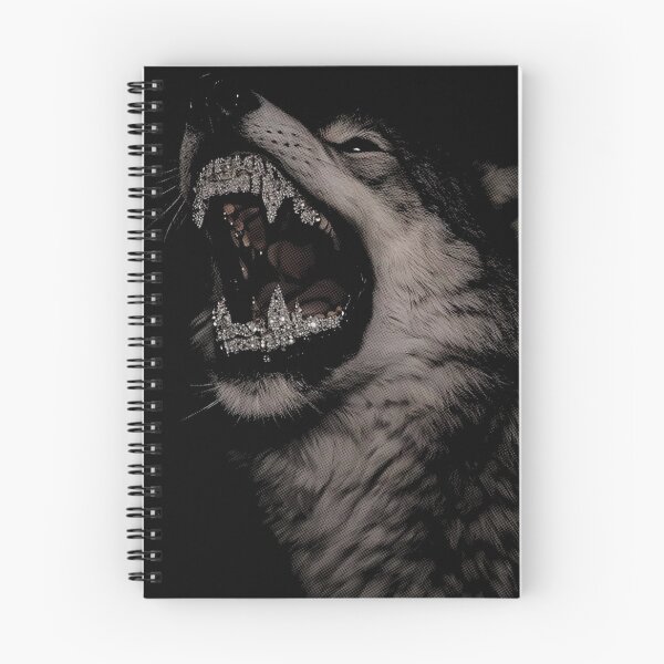 Item preview, Wild Wolf with Grillz designed and sold by NF Designs Studio DTF.