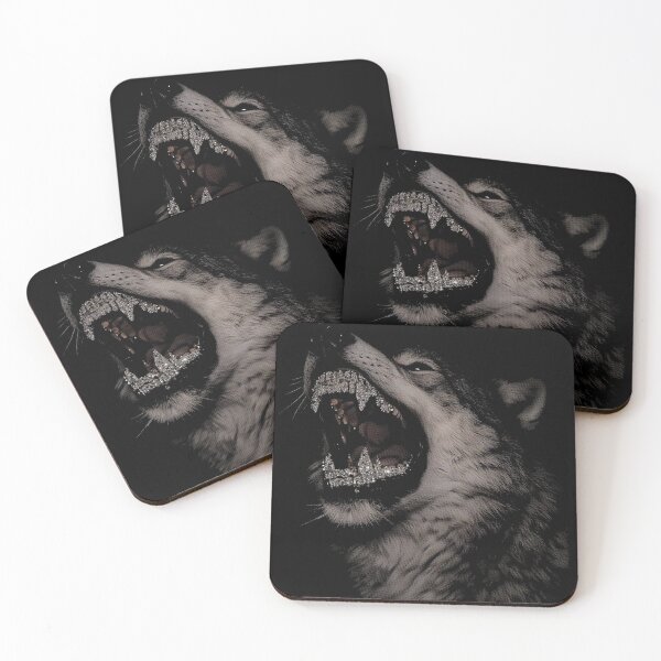 Item preview, Wild Wolf with Grillz designed and sold by NF Designs Studio DTF.