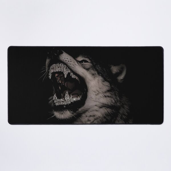 Item preview, Wild Wolf with Grillz designed and sold by NF Designs Studio DTF.