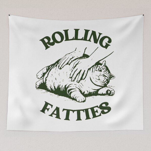 Item preview, Rolling Fatties Cat Paws Pet Love designed and sold by 27Maydesign.