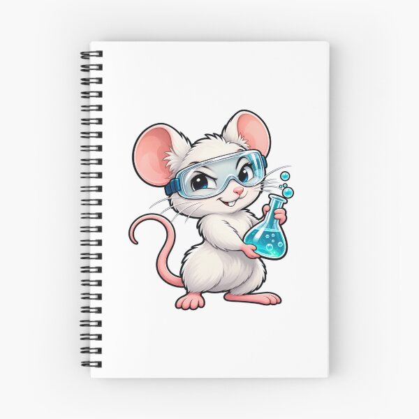 Item preview, Cute Lab Rat Scientist Mouse with Safety Goggles designed and sold by astersgraphics.