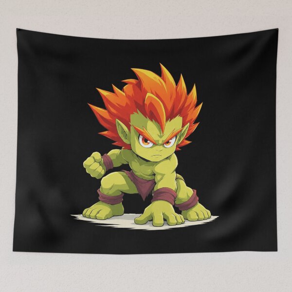 Item preview, Blanka Street Fighter designed and sold by AllbrightBond.