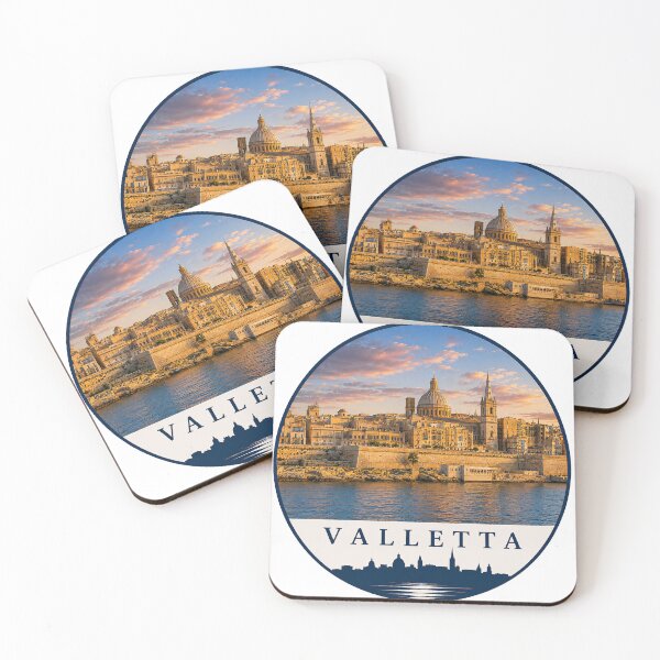 Item preview, Valletta Harbor Sunset t-shirt designed and sold by Beyond Destinations.