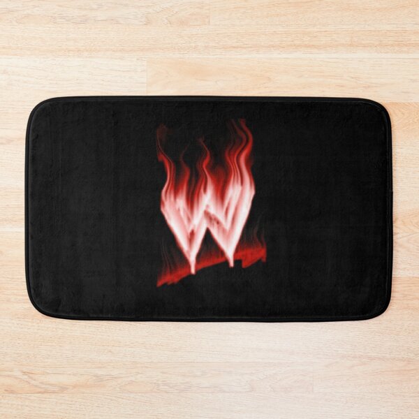 Item preview, Logotipo de la WWE con efecto de rayadura de la Era Attitude en llamas designed and sold by Bohepa.