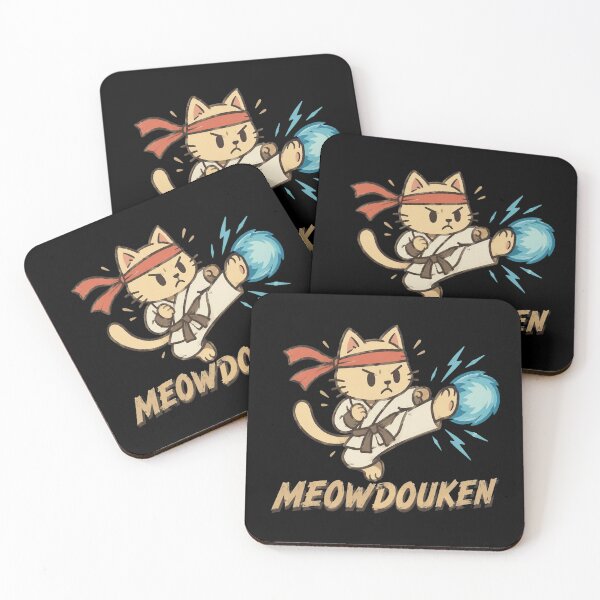 Item preview, Meowdouken Cat Kick designed and sold by AllbrightBond.