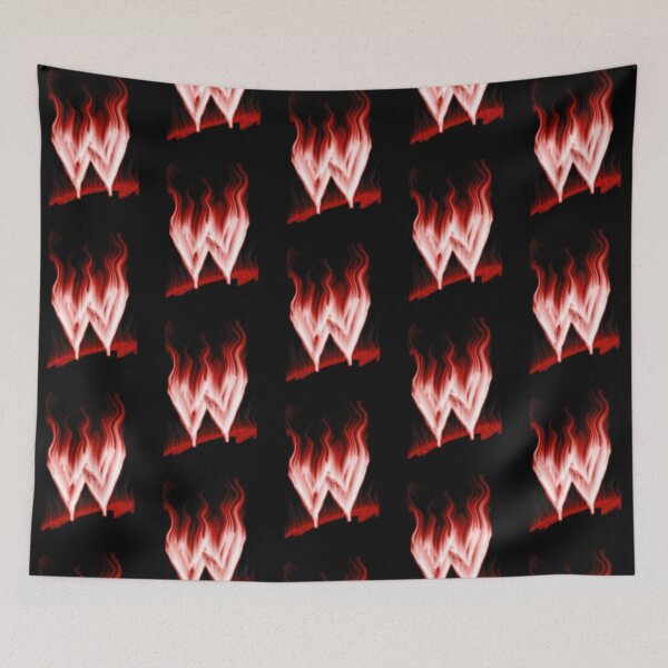 Item preview, WWE Flaming Attitude Era Scratch Logo designed and sold by Bohepa.