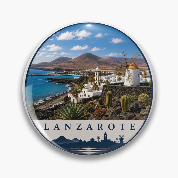 Item preview, Lanzarote Volcanic Coast t-shirt designed and sold by Beyond Destinations.