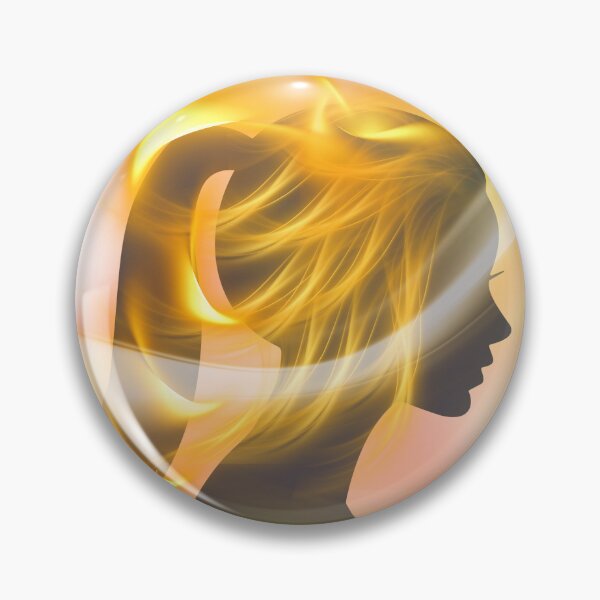 Item preview, Glowing Golden Light Woman Profile Art designed and sold by tinkeybabes.