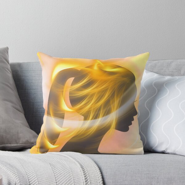 Item preview, Glowing Golden Light Woman Profile Art designed and sold by tinkeybabes.