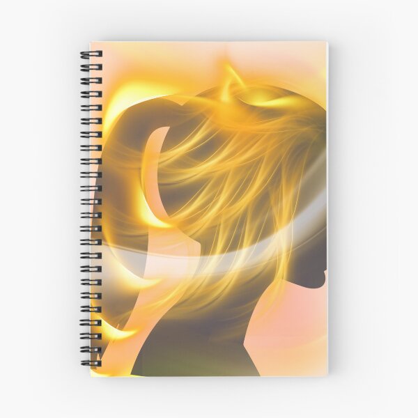 Item preview, Glowing Golden Light Woman Profile Art designed and sold by tinkeybabes.