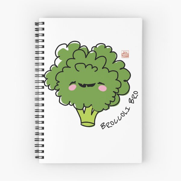 Item preview, Broccoli Bro Cute Kawaii Funny Vegetable Pun designed and sold by JOCSTOCK.