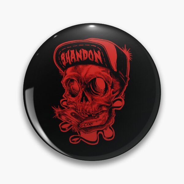 Item preview, Red Skull Wearing Flat Cap Biting designed and sold by BrookeRoberte.