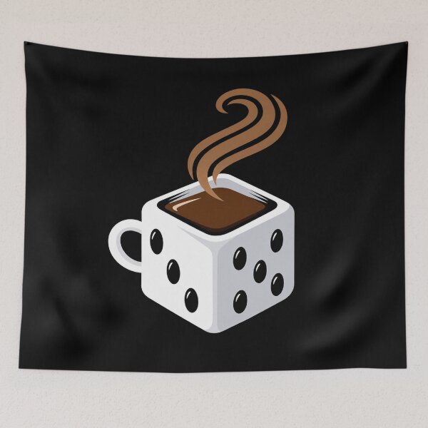 Item preview, Tabletop Gaming & Coffee – Roll, Sip, Repeat designed and sold by JeraiffsonCorner .