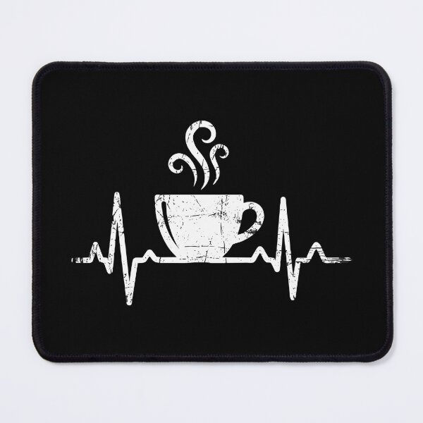 Item preview, Coffee Heartbeat Line Caffeine Lover Pulse EKG designed and sold by SofiBlair.