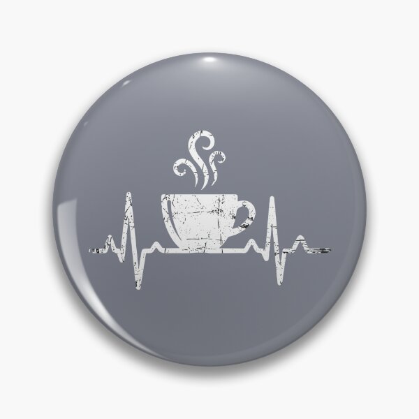 Item preview, Coffee Heartbeat Line Caffeine Lover Pulse EKG designed and sold by SofiBlair.
