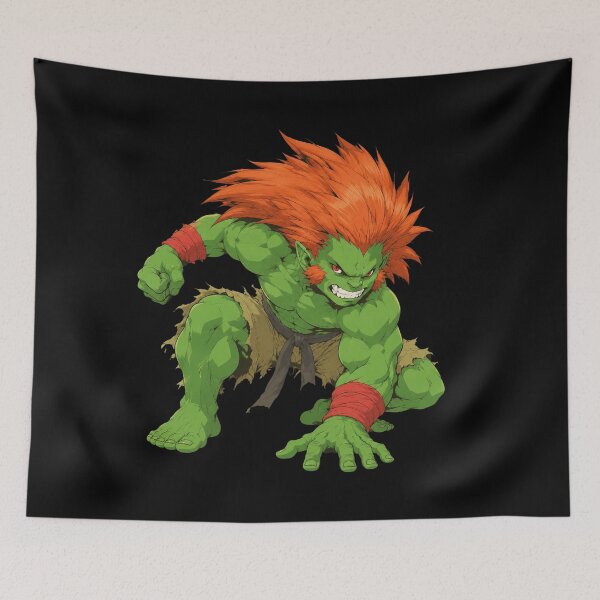 Item preview, Blanka Street Fighter designed and sold by AllbrightBond.