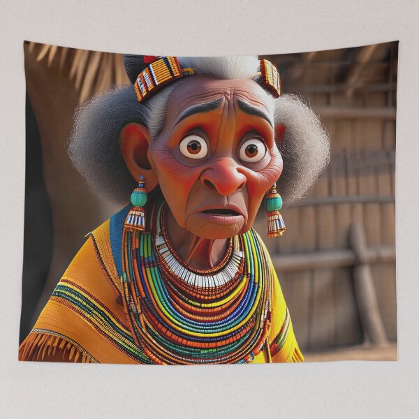 Item preview, Old Fart as a Zulu designed and sold by Colin Bentham.