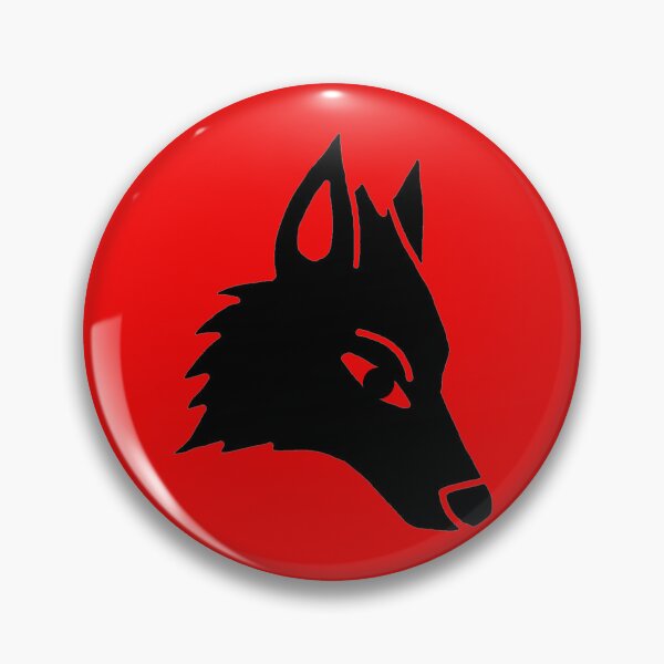 Item preview, Manga wolf head (black) designed and sold by Lagueny.