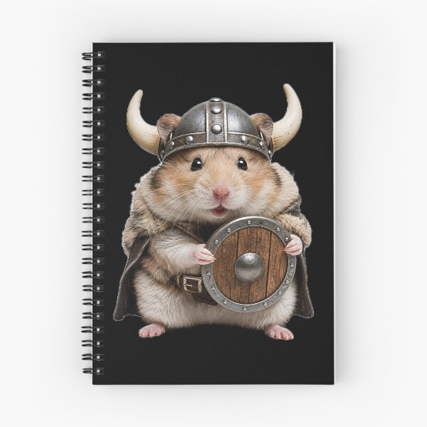 Item preview, Tiny Viking Hamster Cute Warrior Funny designed and sold by ValhallaHub.