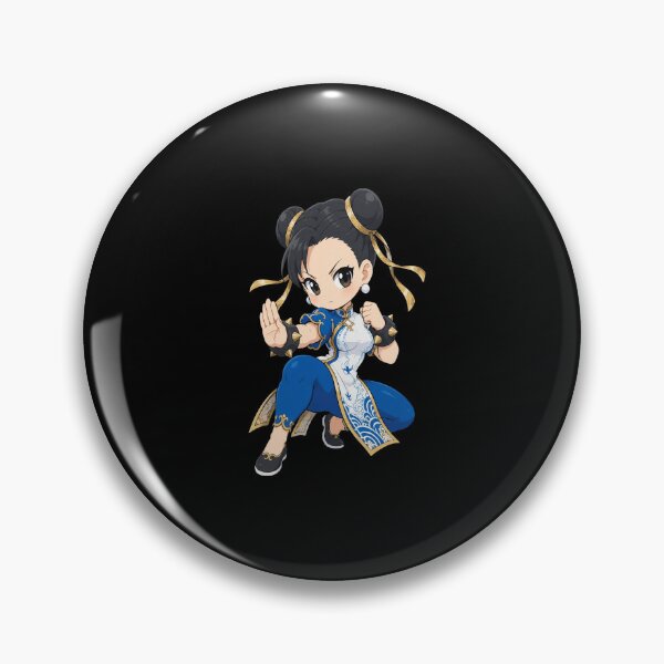 Item preview, Chibi Chun-Li Street Fighter designed and sold by AllbrightBond.