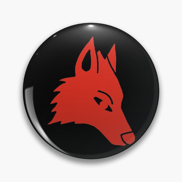 Item preview, Manga wolf head (red) designed and sold by Lagueny.