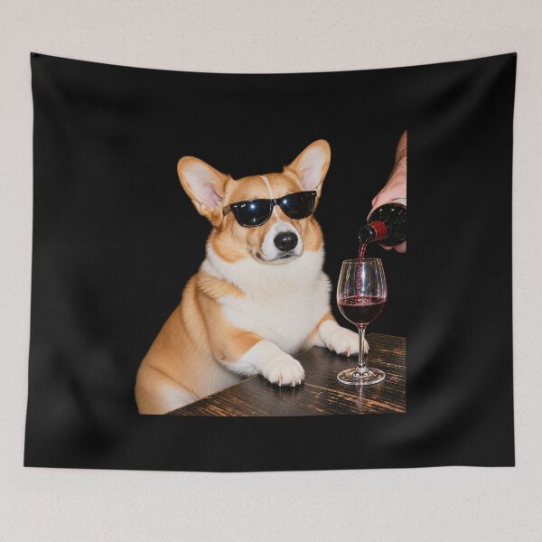 Item preview, Corgi Wine designed and sold by DienesAngele.