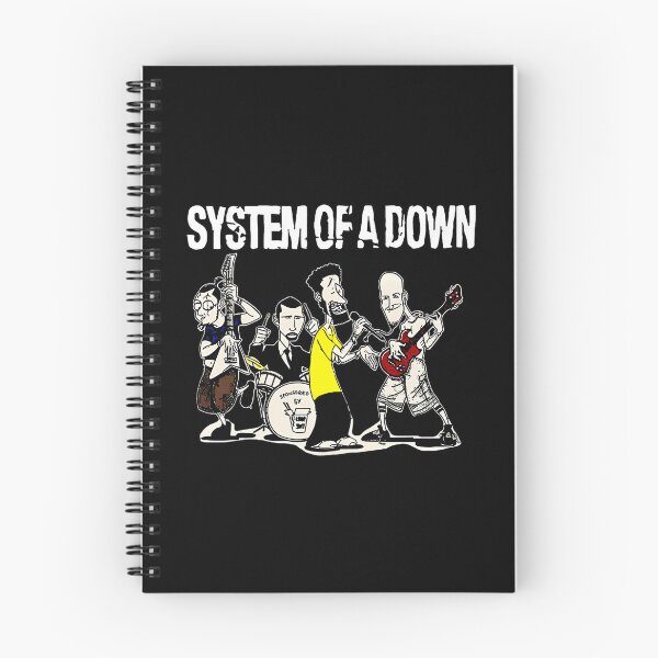 Item preview, SystemOfADown Cartoon Caricature Nu Metal Band Fan Art designed and sold by DumpsterJuicee.