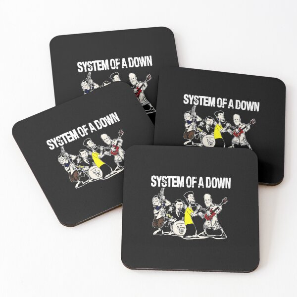 Item preview, SystemOfADown Cartoon Caricature Nu Metal Band Fan Art designed and sold by DumpsterJuicee.