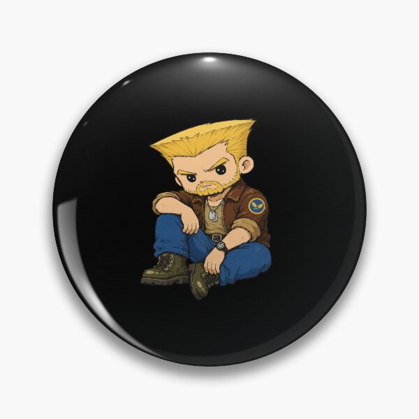 Item preview, Chibi Guile designed and sold by AllbrightBond.