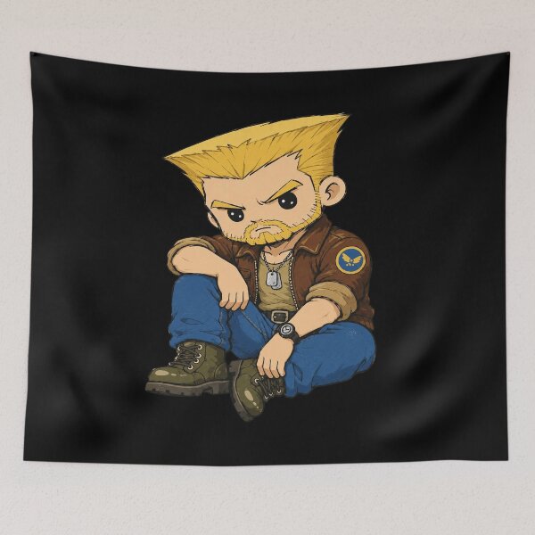 Item preview, Chibi Guile designed and sold by AllbrightBond.