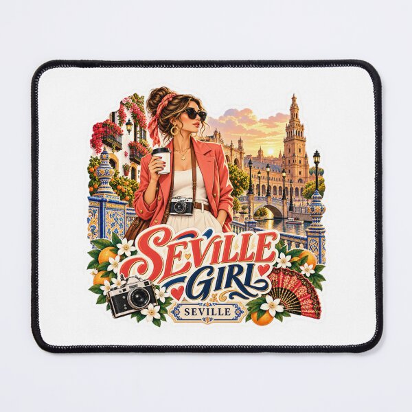 Item preview, Seville Girl Spain Andalusia Travel designed and sold by lorand-designs.