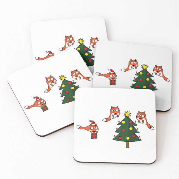 Item preview, Cute Christmas Fox Ghost Party – Funny Kitsune Spirit Holiday Gift for Fox and Animal Lovers designed and sold by Wurstlady.