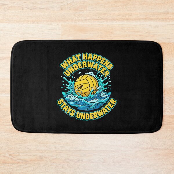 Item preview, What Happens Underwater Stays Underwater Water Polo Player Fan Athlete designed and sold by PopStars1993.